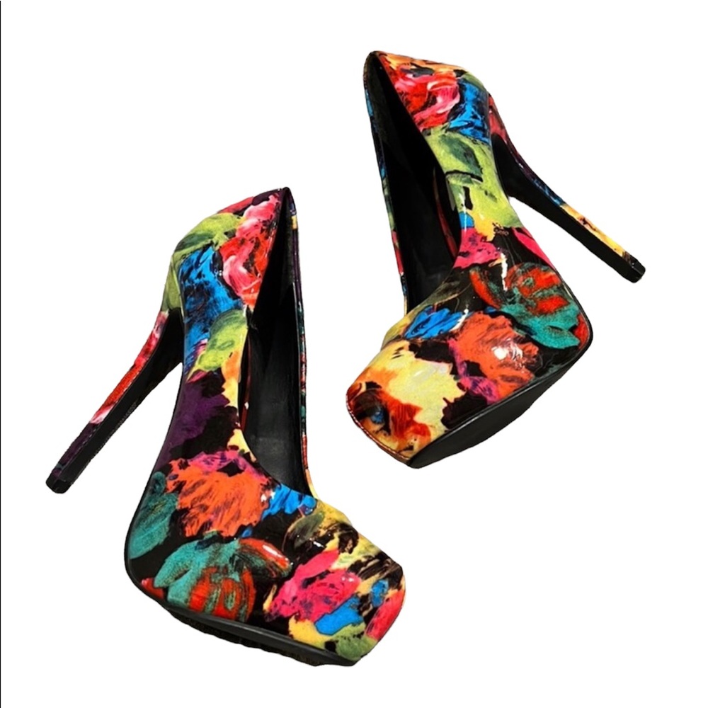 Bright colorful heels